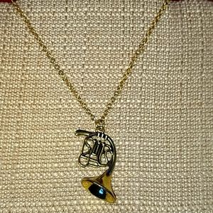 Necklace w/French Horn Pendant